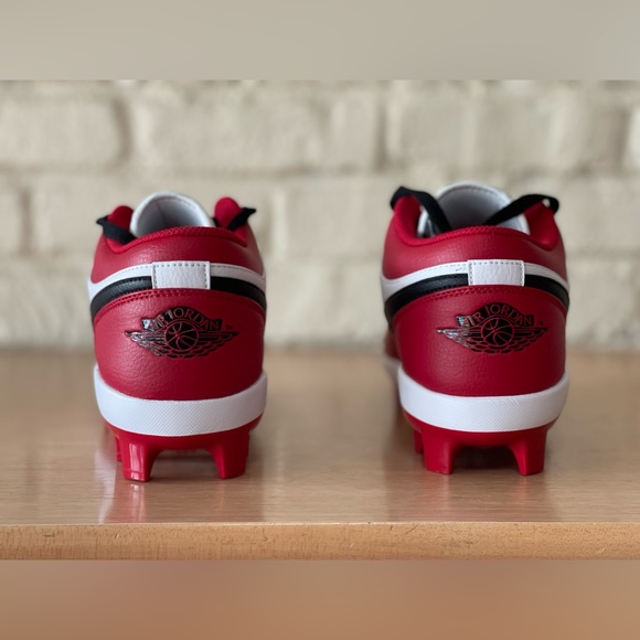 Nike Air Jordan 1 Low MCS Chicago Baseball Cleats CJ8524-611 Men’s Size 11 New - Picture 9 of 10